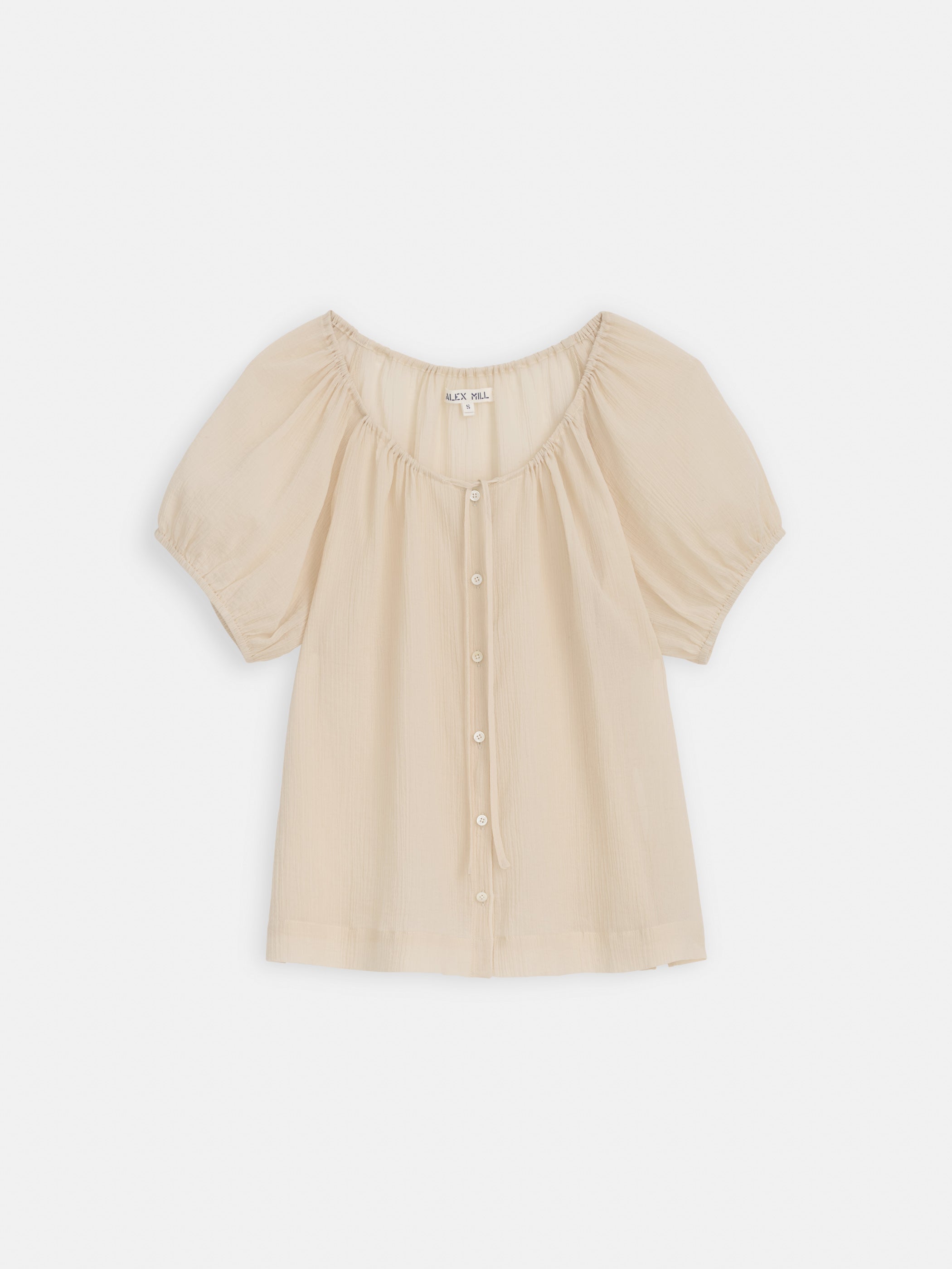 Rose Top In Crinkle Cotton