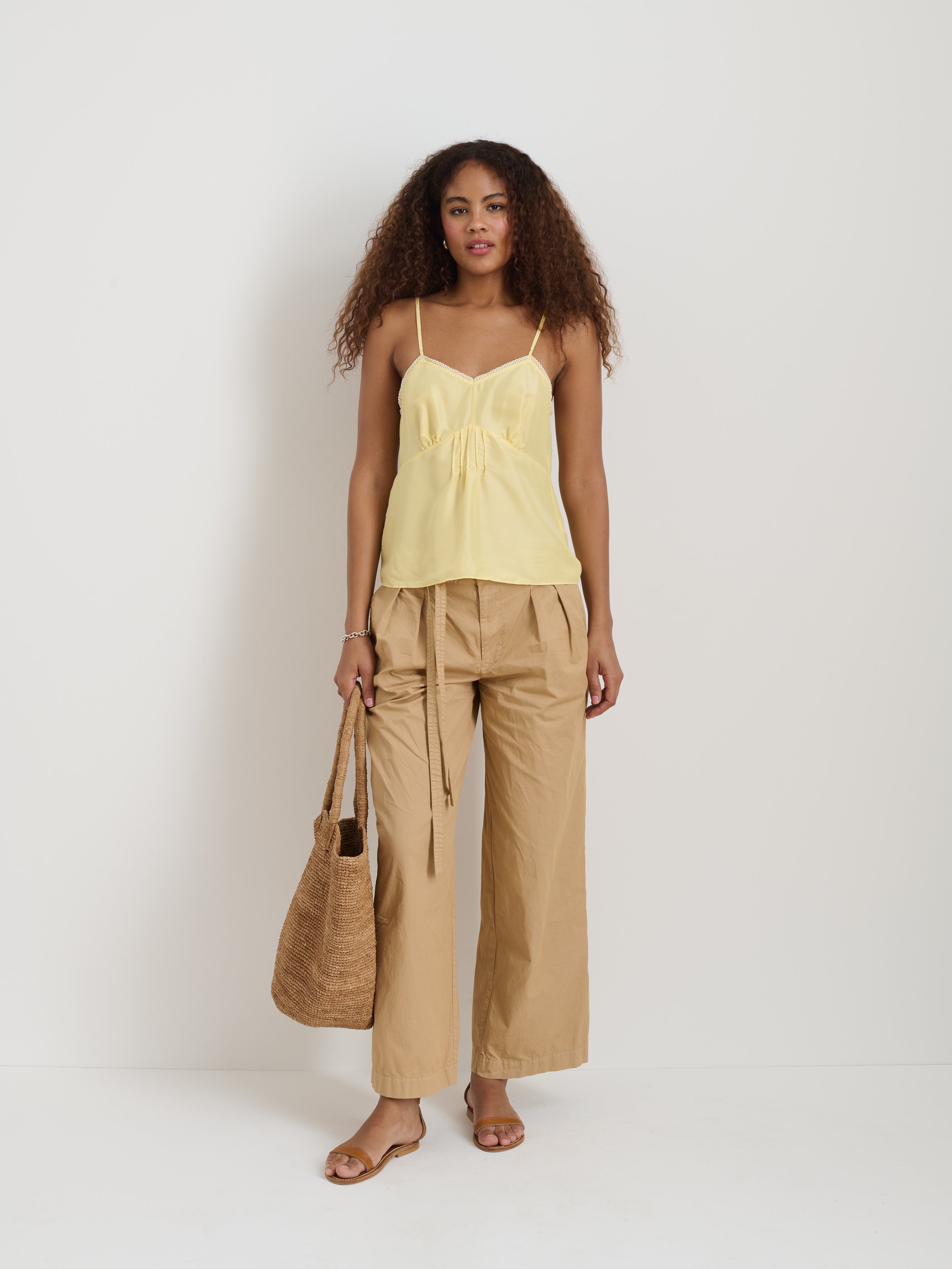 Lilly Cami In Washed Silk