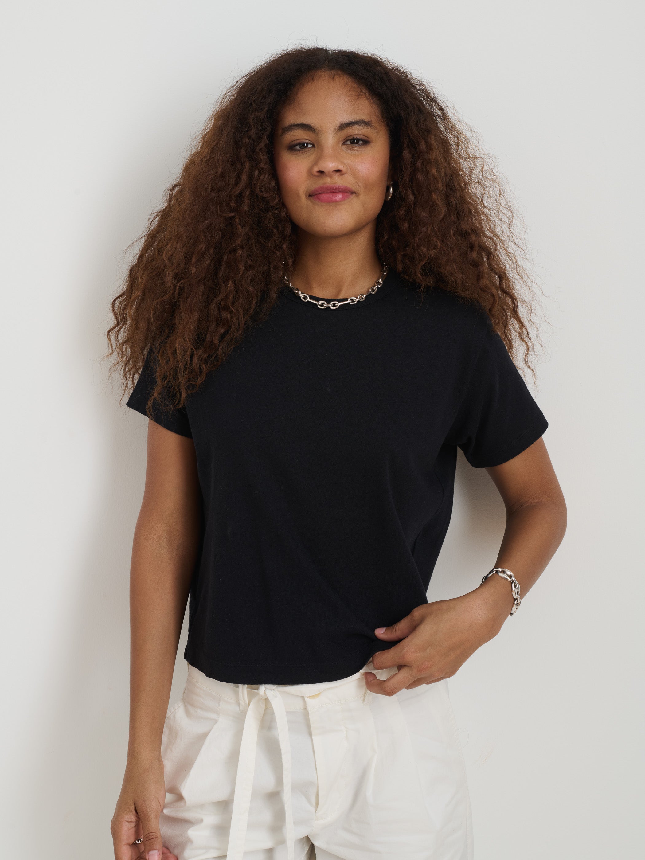 Garcon Tee In Linen Cotton
