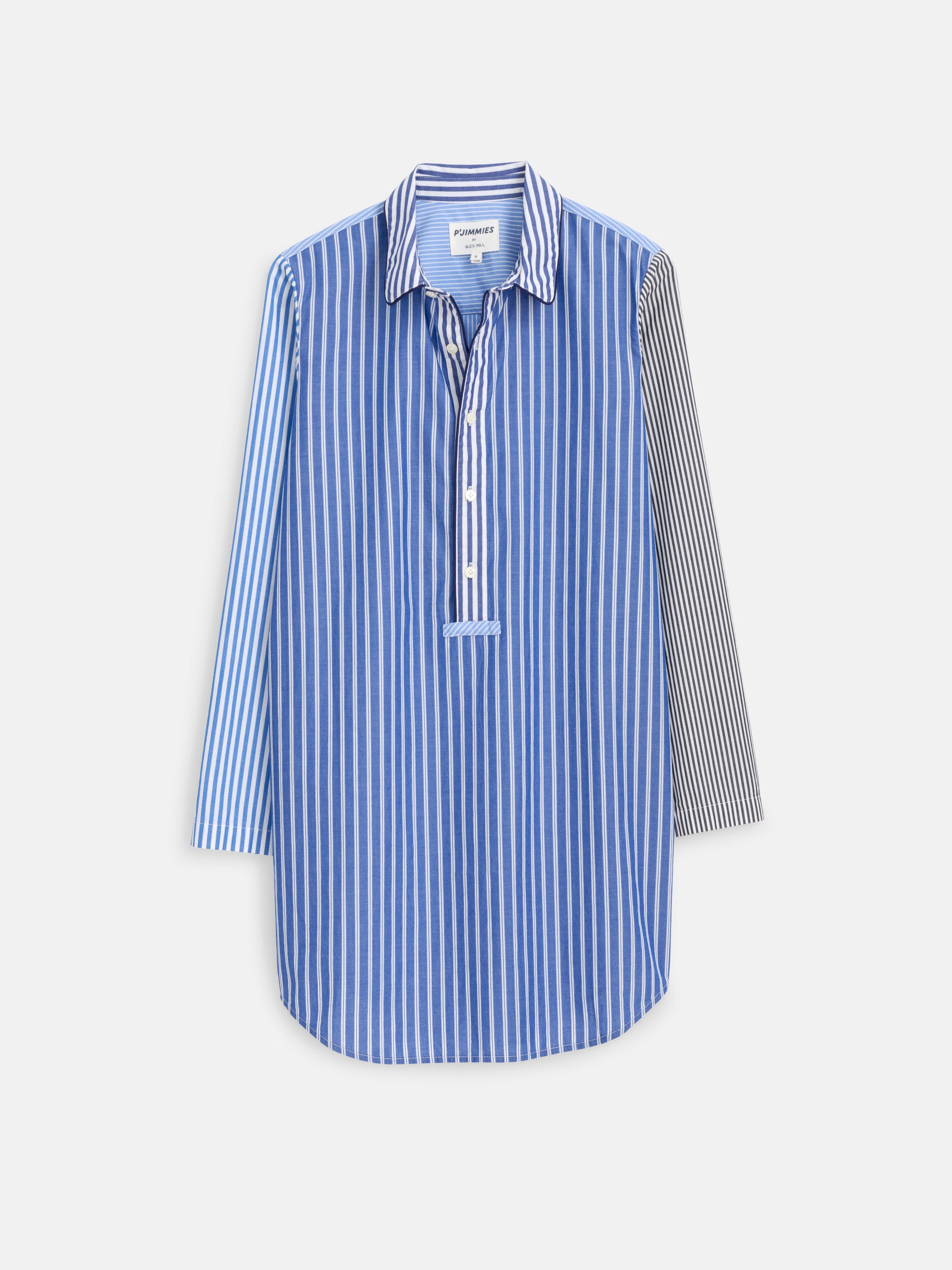 P'Jimmies Night Shirt in Stripe