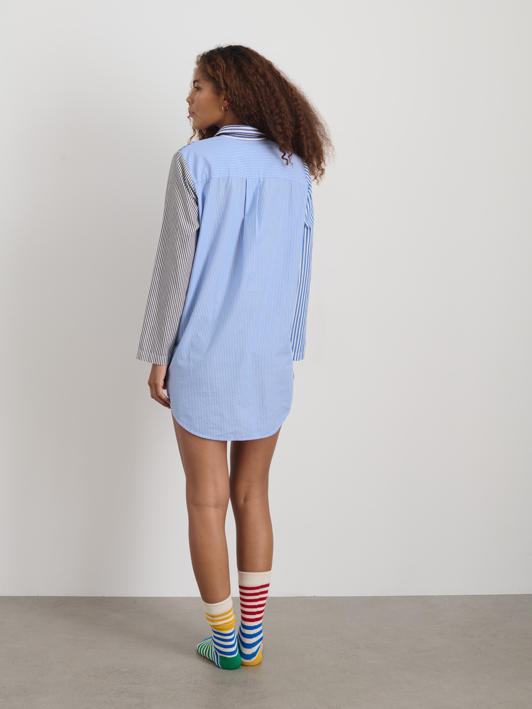 P'Jimmies Night Shirt in Stripe