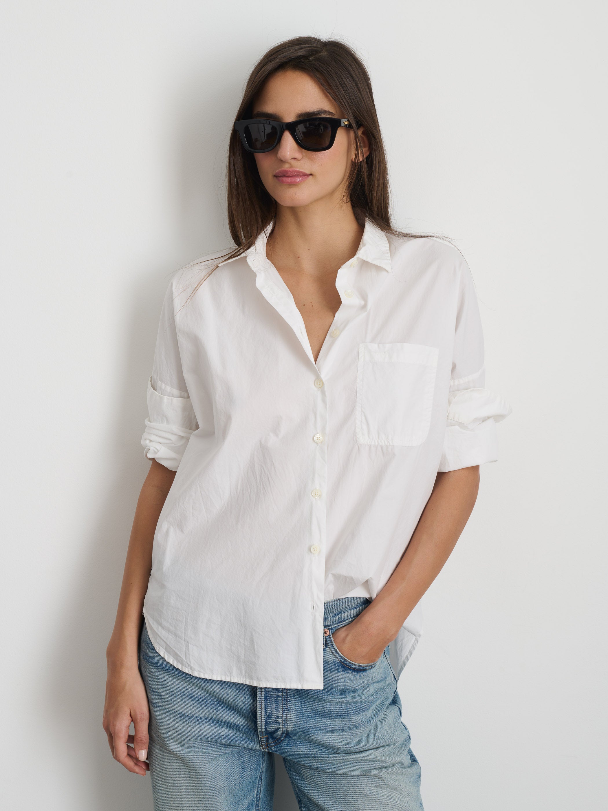 Jo Shirt in Cotton Poplin