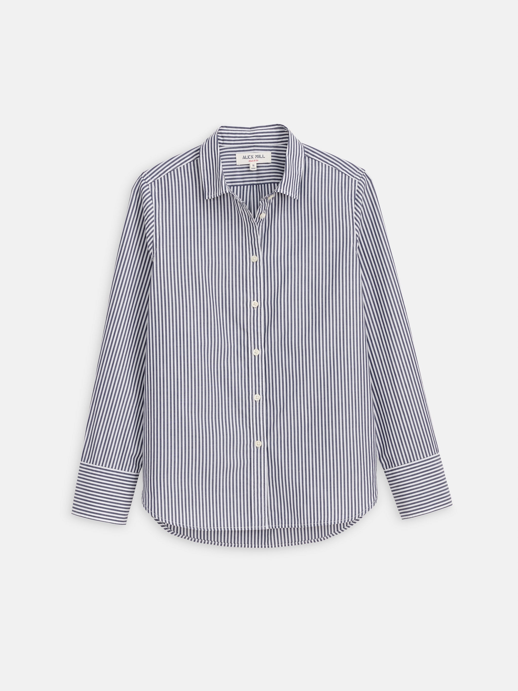 Val Shirt in Striped Poplin