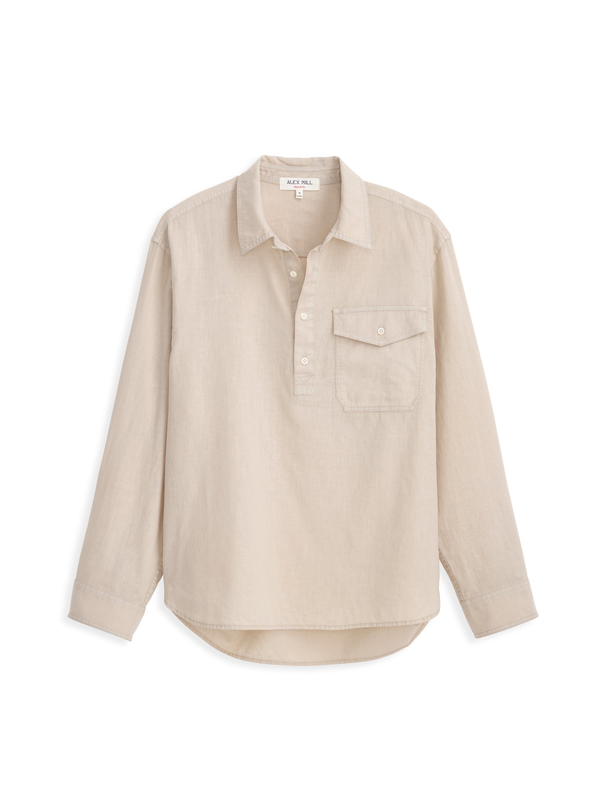 Carter Popover In Cotton Linen