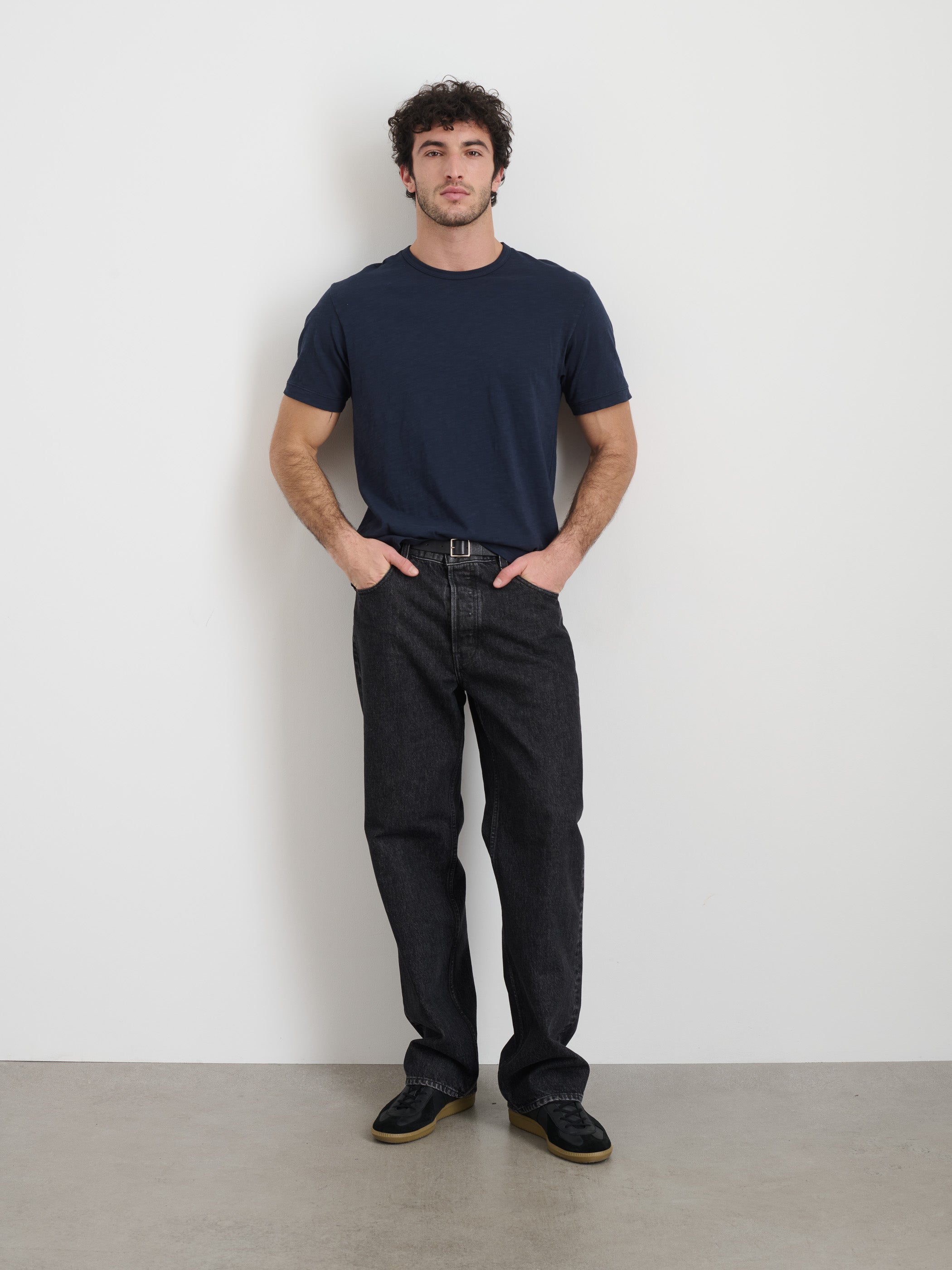 AM Relaxed Straight 5 Pocket Jean